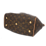 LOUIS VUITTON ルイヴィトン モノグラム ティボリ PM ブラウン M40143 レディース モノグラムキャンバス ハンドバッグ Aランク 中古 銀蔵