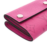 LOUIS VUITTON ルイヴィトン タイガラマ ディスカバリーコンパクトウォレット フューシャ M30773 メンズ モノグラムキャンバス 三つ折り財布 新同 中古 銀蔵