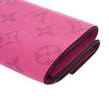 LOUIS VUITTON ルイヴィトン タイガラマ ディスカバリーコンパクトウォレット フューシャ M30773 メンズ モノグラムキャンバス 三つ折り財布 新同 中古 銀蔵