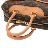LOUIS VUITTON ルイヴィトン モノグラム ドーヴィル ブラウン M47270 レディース モノグラムキャンバス ハンドバッグ Aランク 中古 銀蔵