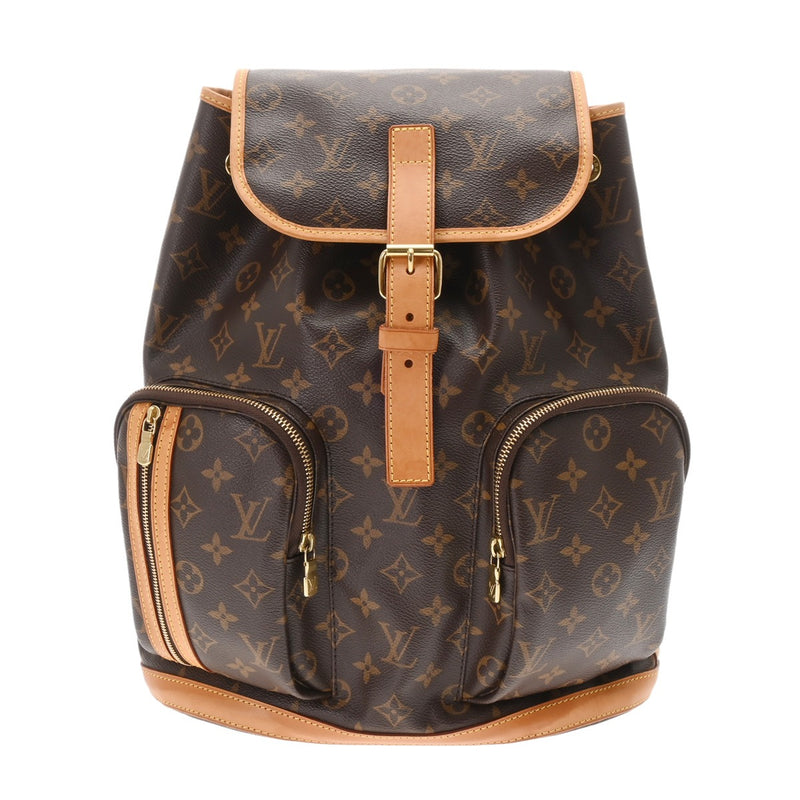 LOUIS VUITTON ルイヴィトン モノグラム サック アド ボスフォール ブラウン M40107 ユニセックス モノグラムキャンバス リュック・デイパック Bランク 中古 銀蔵