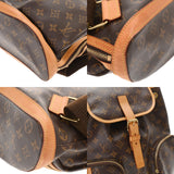 LOUIS VUITTON ルイヴィトン モノグラム サック アド ボスフォール ブラウン M40107 ユニセックス モノグラムキャンバス リュック・デイパック Bランク 中古 銀蔵