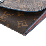 LOUIS VUITTON ルイヴィトン モノグラム ポルトフォイユ エミリー ブルージーン ブラウン M63895 レディース モノグラムキャンバス 長財布 Aランク 中古 銀蔵