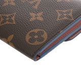LOUIS VUITTON ルイヴィトン モノグラム ポルトフォイユ エミリー ブルージーン ブラウン M63895 レディース モノグラムキャンバス 長財布 Aランク 中古 銀蔵