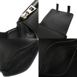 LOEWE ロエベ ミリタリーバムバック  ブラック 317.12AB234 メンズ レザー ボディバッグ Aランク 中古 銀蔵