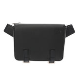 LOEWE ロエベ ミリタリーバムバック  ブラック 317.12AB234 メンズ レザー ボディバッグ Aランク 中古 銀蔵
