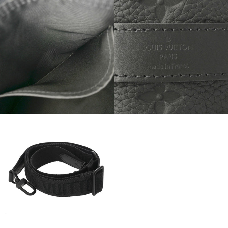 LOUIS VUITTON ルイヴィトン モノグラム キーポルバンドリエール 35 2WAY ノワール M22765 ユニセックス トリヨンレザー ボストンバッグ Aランク 中古 銀蔵