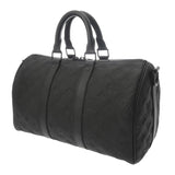 LOUIS VUITTON ルイヴィトン モノグラム キーポルバンドリエール 35 2WAY ノワール M22765 ユニセックス トリヨンレザー ボストンバッグ Aランク 中古 銀蔵