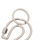 HERMES エルメス フェール ア シュヴァル シルバー メンズ メタル キーホルダー 新同 中古 銀蔵