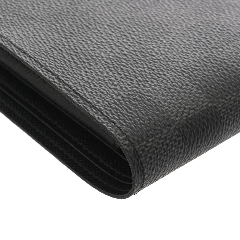 LOUIS VUITTON ルイヴィトン ダミエグラフィット ポルトフォイユマルコ 旧型 黒/グレー N62664 メンズ ダミエキャンバス 二つ折り財布 Aランク 中古 銀蔵