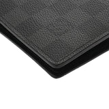 LOUIS VUITTON ルイヴィトン ダミエグラフィット ポルトフォイユマルコ 旧型 黒/グレー N62664 メンズ ダミエキャンバス 二つ折り財布 Aランク 中古 銀蔵
