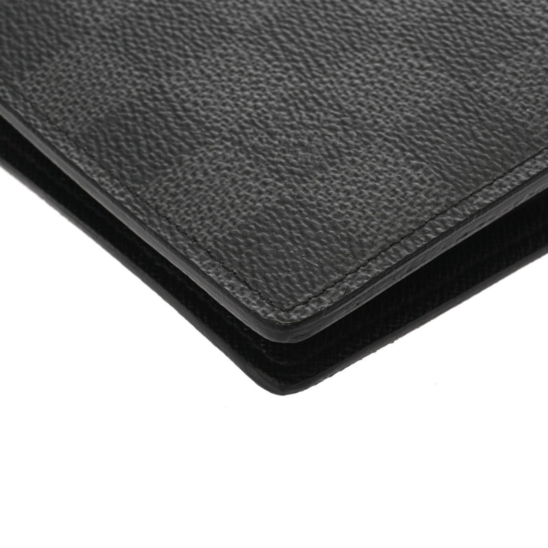 LOUIS VUITTON ルイヴィトン ダミエグラフィット ポルトフォイユマルコ 旧型 黒/グレー N62664 メンズ ダミエキャンバス 二つ折り財布 Aランク 中古 銀蔵