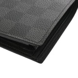 LOUIS VUITTON ルイヴィトン ダミエグラフィット ポルトフォイユマルコ 旧型 黒/グレー N62664 メンズ ダミエキャンバス 二つ折り財布 Aランク 中古 銀蔵