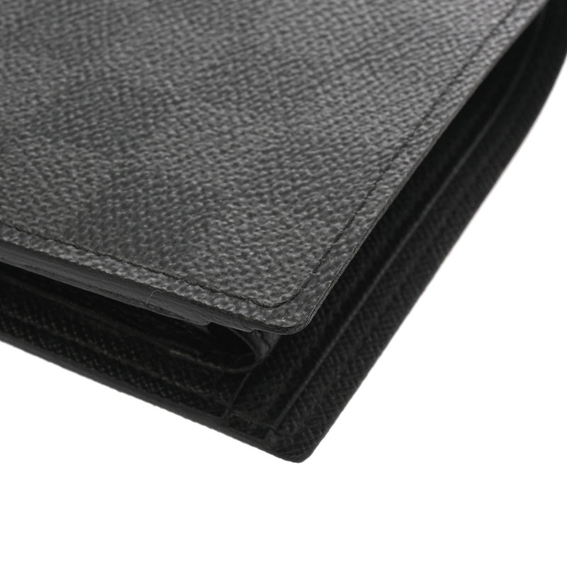 LOUIS VUITTON ルイヴィトン ダミエグラフィット ポルトフォイユマルコ 旧型 黒/グレー N62664 メンズ ダミエキャンバス 二つ折り財布 Aランク 中古 銀蔵