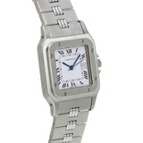 カルティエ サントス カレ LM アンティーク 81036131 ホワイト メンズ 腕時計 自動巻き 中古 銀蔵