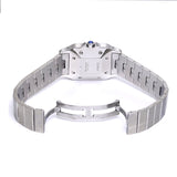 カルティエ サントス カレ LM アンティーク 81036131 ホワイト メンズ 腕時計 自動巻き 中古 銀蔵