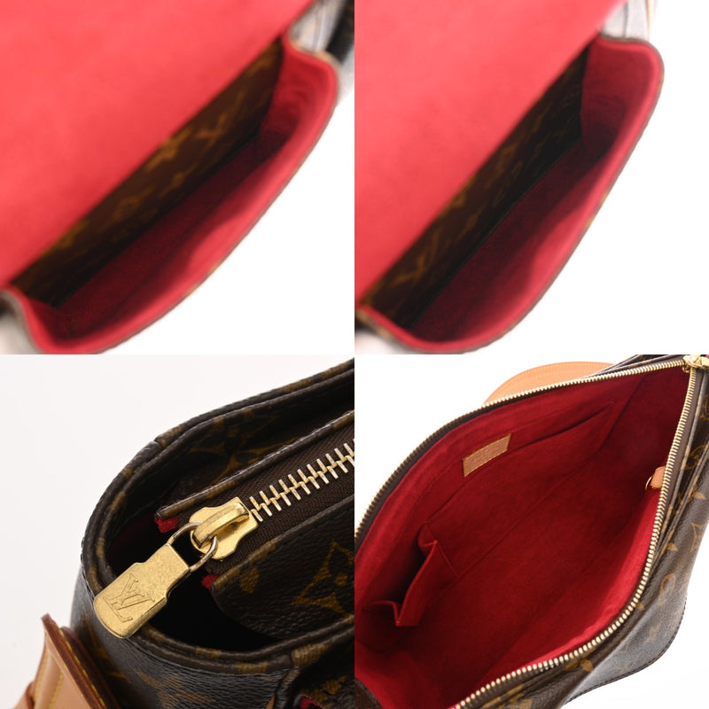 LOUIS VUITTON ルイヴィトン モノグラム ヴィバシテ GM ブラウン M51163 レディース モノグラムキャンバス ショルダーバッグ ABランク 中古 銀蔵
