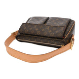 LOUIS VUITTON ルイヴィトン モノグラム ヴィバシテ GM ブラウン M51163 レディース モノグラムキャンバス ショルダーバッグ ABランク 中古 銀蔵