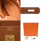 HERMES エルメス バーキン 35 ゴールド □F刻印(2002年頃) ユニセックス トゴ ハンドバッグ Aランク 中古 銀蔵