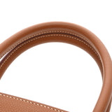 HERMES エルメス バーキン 35 ゴールド □F刻印(2002年頃) ユニセックス トゴ ハンドバッグ Aランク 中古 銀蔵