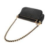 LOUIS VUITTON ルイヴィトン モノグラムアンプラント ミュルティ ポシェット アクセソワール ノワール M80399 レディース レザー ショルダーバッグ Aランク 中古 銀蔵