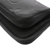 LOUIS VUITTON ルイヴィトン モノグラムアンプラント ミュルティ ポシェット アクセソワール ノワール M80399 レディース レザー ショルダーバッグ Aランク 中古 銀蔵