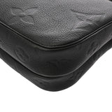 LOUIS VUITTON ルイヴィトン モノグラムアンプラント ミュルティ ポシェット アクセソワール ノワール M80399 レディース レザー ショルダーバッグ Aランク 中古 銀蔵
