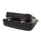 LOUIS VUITTON ルイヴィトン モノグラムアンプラント ミュルティ ポシェット アクセソワール ブラック/ベージュ M45777 レディース レザー ショルダーバッグ Aランク 中古 銀蔵