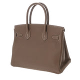 HERMES エルメス バーキン 30 エトゥープ T刻印(2015年頃)  レディース トゴ ハンドバッグ Aランク 中古 銀蔵
