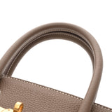 HERMES エルメス バーキン 30 エトゥープ T刻印(2015年頃)  レディース トゴ ハンドバッグ Aランク 中古 銀蔵