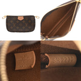 LOUIS VUITTON ルイヴィトン モノグラム ミュルティ ポシェット アクセソワール カーキ M44813 レディース モノグラムキャンバス ショルダーバッグ ABランク 中古 銀蔵