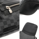 LOUIS VUITTON ルイヴィトン ダミエグラフィット レンツォ ブラック/グレー N51213 メンズ ダミエキャンバス ショルダーバッグ ABランク 中古 銀蔵