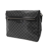 LOUIS VUITTON ルイヴィトン ダミエグラフィット レンツォ ブラック/グレー N51213 メンズ ダミエキャンバス ショルダーバッグ ABランク 中古 銀蔵