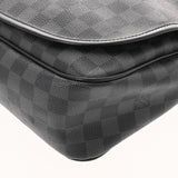 LOUIS VUITTON ルイヴィトン ダミエグラフィット レンツォ ブラック/グレー N51213 メンズ ダミエキャンバス ショルダーバッグ ABランク 中古 銀蔵