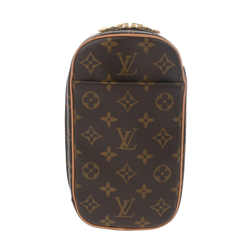LOUIS VUITTON ルイヴィトン モノグラム ポシェットガンジュ ブラウン M51870 メンズ モノグラムキャンバス ボディバッグ ABランク 中古 銀蔵