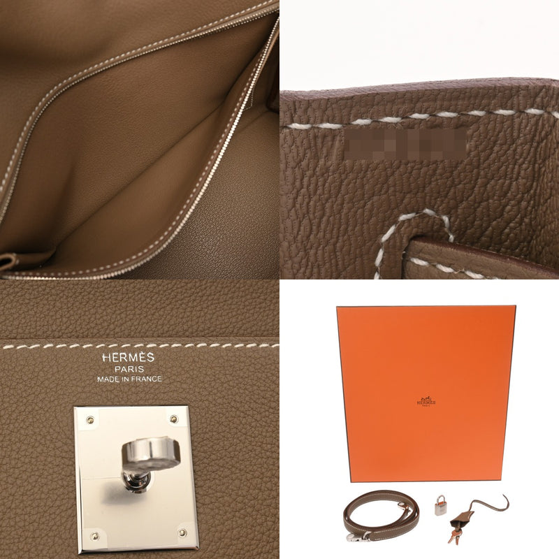 HERMES エルメス ケリー 28 内縫い 2WAY エトゥープ W刻印(2024年頃) レディース トゴ ハンドバッグ 未使用 銀蔵