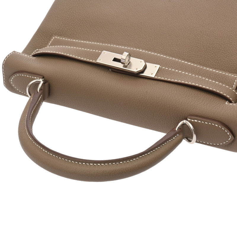 HERMES エルメス ケリー 28 内縫い 2WAY エトゥープ W刻印(2024年頃) レディース トゴ ハンドバッグ 未使用 銀蔵