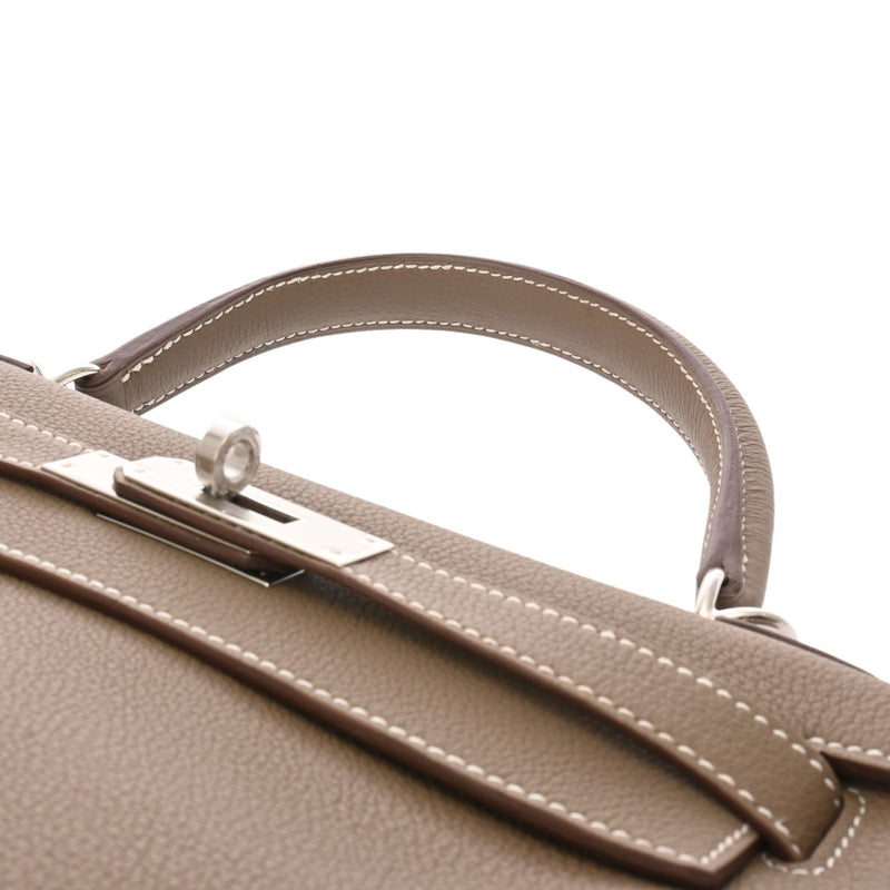 HERMES エルメス ケリー 28 内縫い 2WAY エトゥープ W刻印(2024年頃) レディース トゴ ハンドバッグ 未使用 銀蔵