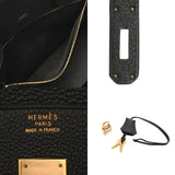 HERMES エルメス バーキン 35 ブラック □C刻印(1999年頃) ユニセックス トゴ ハンドバッグ Aランク 中古 銀蔵