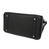 HERMES エルメス バーキン 35 ブラック □C刻印(1999年頃) ユニセックス トゴ ハンドバッグ Aランク 中古 銀蔵