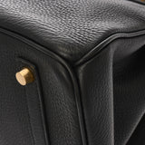 HERMES エルメス バーキン 35 ブラック □C刻印(1999年頃) ユニセックス トゴ ハンドバッグ Aランク 中古 銀蔵