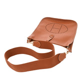 HERMES エルメス エヴリン PM ゴールド □I刻印(2005年頃) ユニセックス ヴォーエプソン ショルダーバッグ Bランク 中古 銀蔵