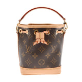 LOUIS VUITTON ルイヴィトン モノグラム ナノノエ 2WAY ブラウン M81266 レディース モノグラムキャンバス ショルダーバッグ 新同 中古 銀蔵