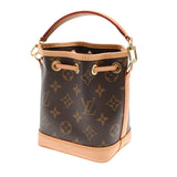 LOUIS VUITTON ルイヴィトン モノグラム ナノノエ 2WAY ブラウン M81266 レディース モノグラムキャンバス ショルダーバッグ 新同 中古 銀蔵