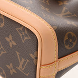 LOUIS VUITTON ルイヴィトン モノグラム ナノノエ 2WAY ブラウン M81266 レディース モノグラムキャンバス ショルダーバッグ 新同 中古 銀蔵