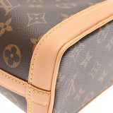 LOUIS VUITTON ルイヴィトン モノグラム ナノノエ 2WAY ブラウン M81266 レディース モノグラムキャンバス ショルダーバッグ 新同 中古 銀蔵