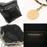 CHANEL シャネル シャネル22 ミニハンドバッグ 2WAY ブラック レディース シャイニーカーフ ハンドバッグ 未使用 銀蔵