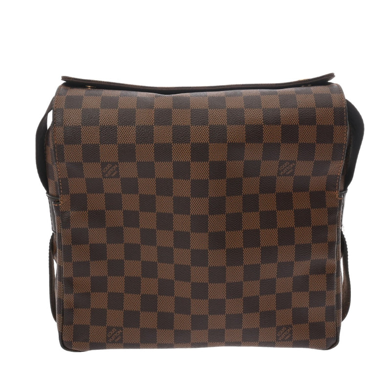 LOUIS VUITTON ルイヴィトン ダミエ ナヴィグリオ ブラウン N45255 ユニセックス ダミエキャンバス ショルダーバッグ ABランク 中古 銀蔵