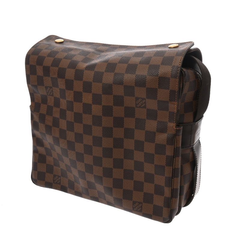 LOUIS VUITTON ルイヴィトン ダミエ ナヴィグリオ ブラウン N45255 ユニセックス ダミエキャンバス ショルダーバッグ ABランク 中古 銀蔵