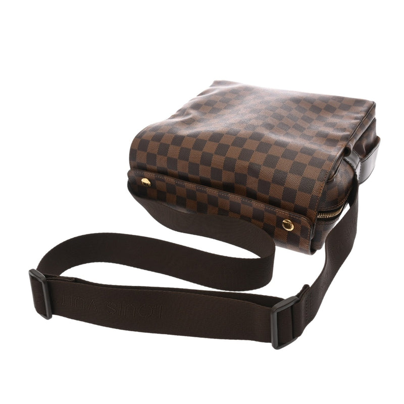 LOUIS VUITTON ルイヴィトン ダミエ ナヴィグリオ ブラウン N45255 ユニセックス ダミエキャンバス ショルダーバッグ ABランク 中古 銀蔵